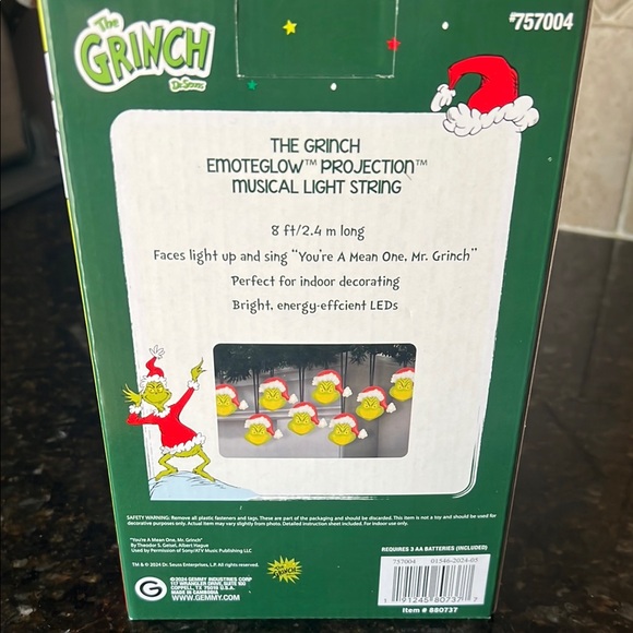 The Grinch Musical Light String - Picture 3 of 4